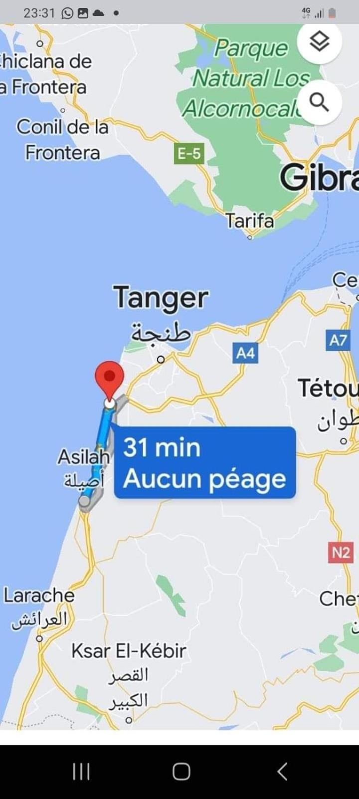 Appartement De Vacances Beralmar Chez Houda Asilah Exteriér fotografie
